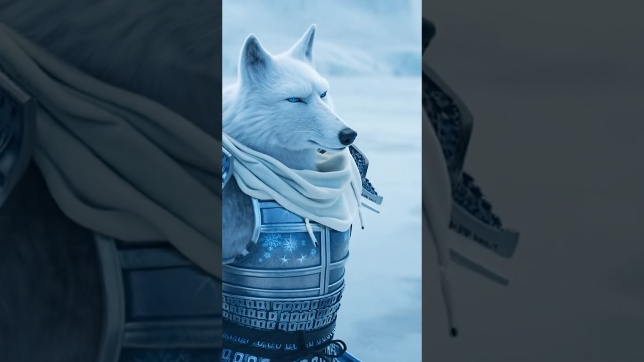 Arctic Duel: Ice Wolf Samurai vs. Polar Bear Chief | Tundra Clash: Frostblade vs. Ice Axe