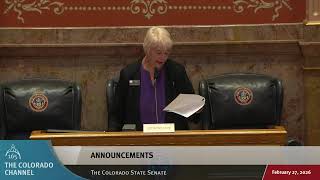 Colorado Senate 2026 Legislative Day 045