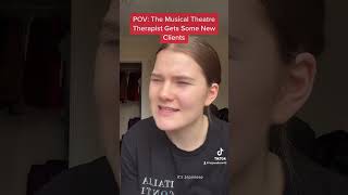 POV: Theatre Therapist Gets Some New Clients #musicaltheatre
Hi, I’m Hope and I make MT Content on YouTube and TikTok.
Follow Me On YT:
@HopeWilson1
Follow Me On Instagram:
@xhopewilsonx
Follow Me On TikTok:
@hopewilson45 POV: Theatre Therapist Gets Some New Clients #musicaltheatre