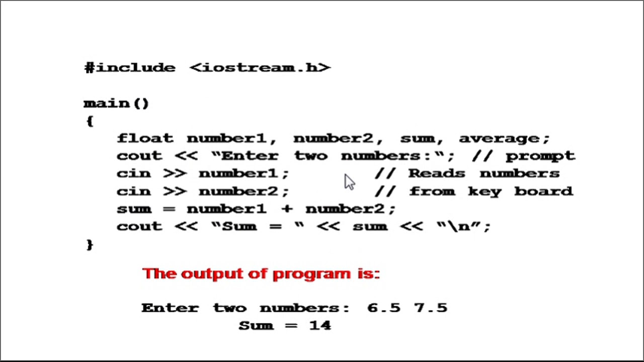 First C++ Program - YouTube