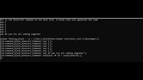 How to get multiple commands in 1 command block! 1.16-1.17!