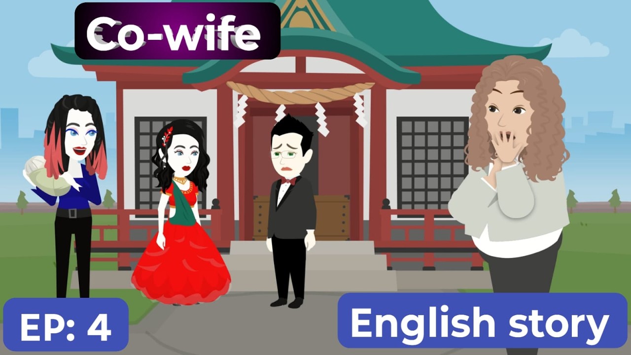 Co wife# 4 | Animation Story | English Story | Learn English | Subtitle | Aakash Animates.