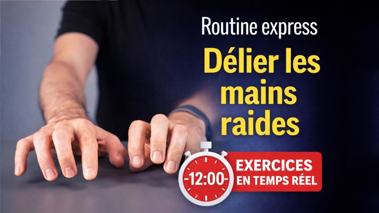 Délier les mains raides: routine express !