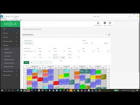 Skola24 Webinar: Schemavisaren - vem ska få se vad?