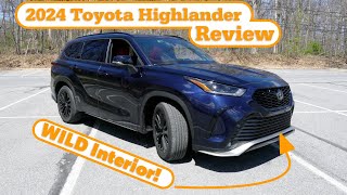 The 2024 Toyota Highlander is a Top Notch Family SUV with a CRAZY Interior