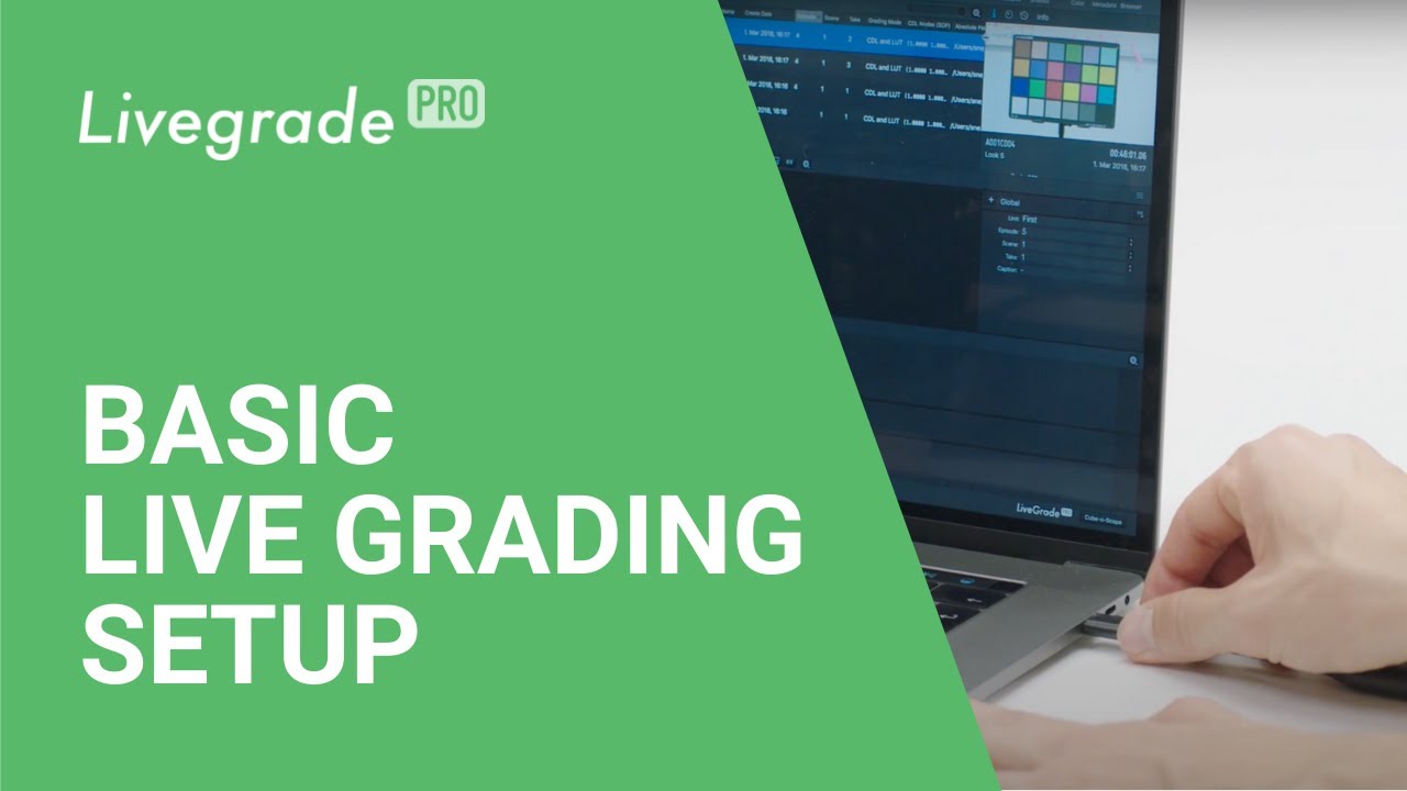 Livegrade Pro Getting Started: A Basic Live Grading Setup - YouTube