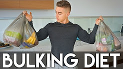 MY BULKING DIET: Meal By Meal | Shopping and Cooking- Zac Perna
