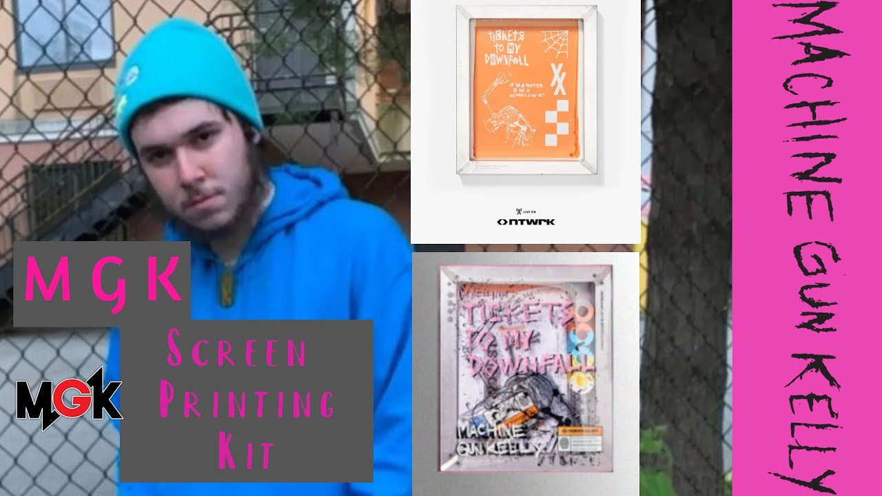 Machine Gun Kelly Reveals New Screen Printing Brand Kit