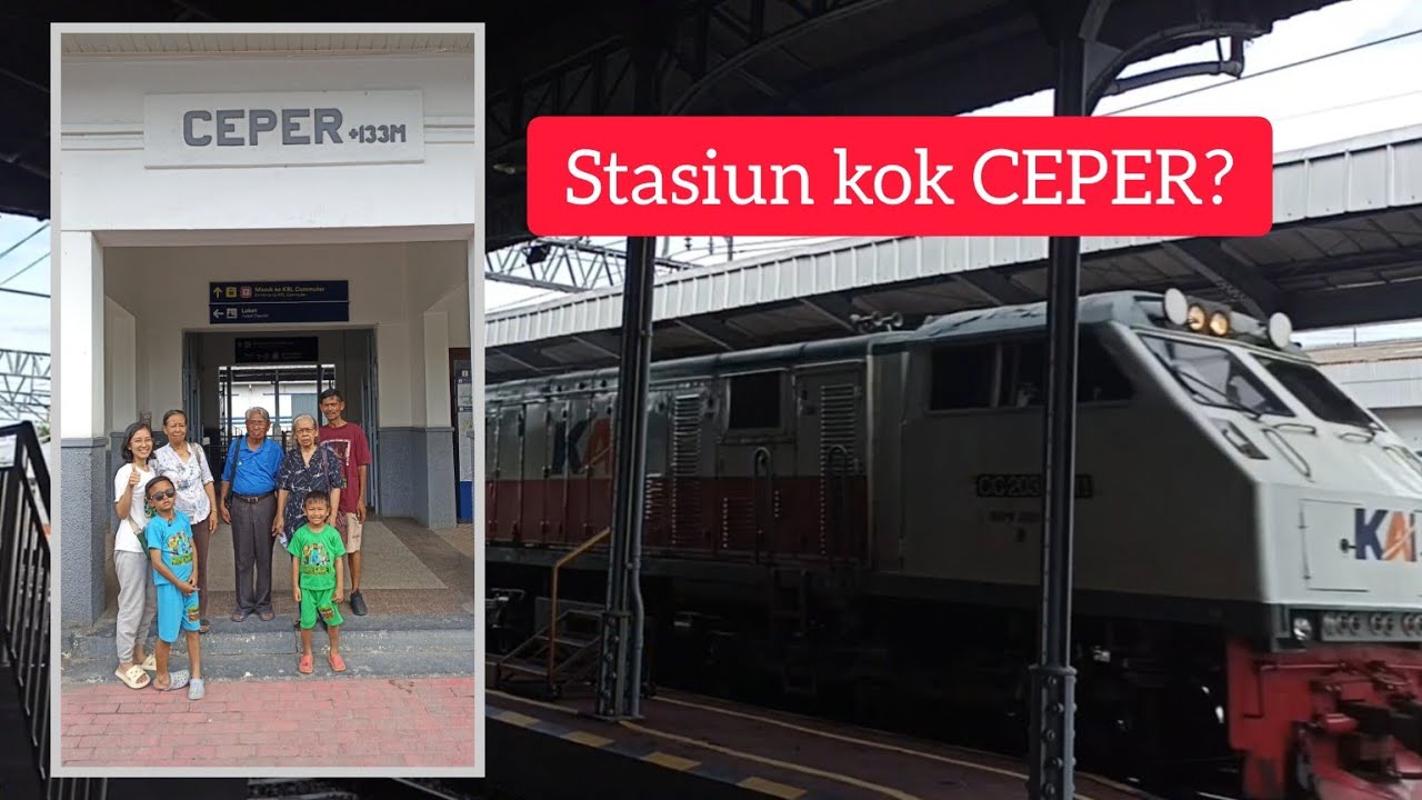 Beneran ada? Kereta di Stasiun Ceper?