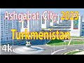 Ashgabat city  turkmenistan 4k by drone 2023