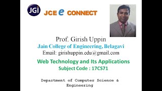 Web Technology - 18CS63  Module 1.10