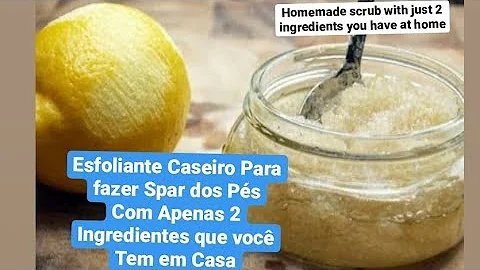 Como fazer esfoliante caseiro para os pés com café?