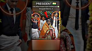 Lady Adc Protected President Droupadi Murmu Ji