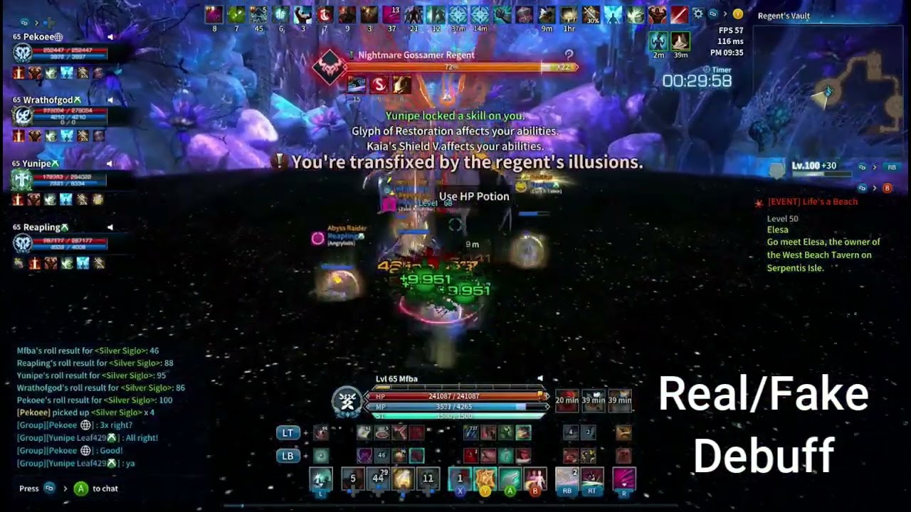 Tera Console: Gossamer Vault Hard Mode (Debuff Real/Fake)