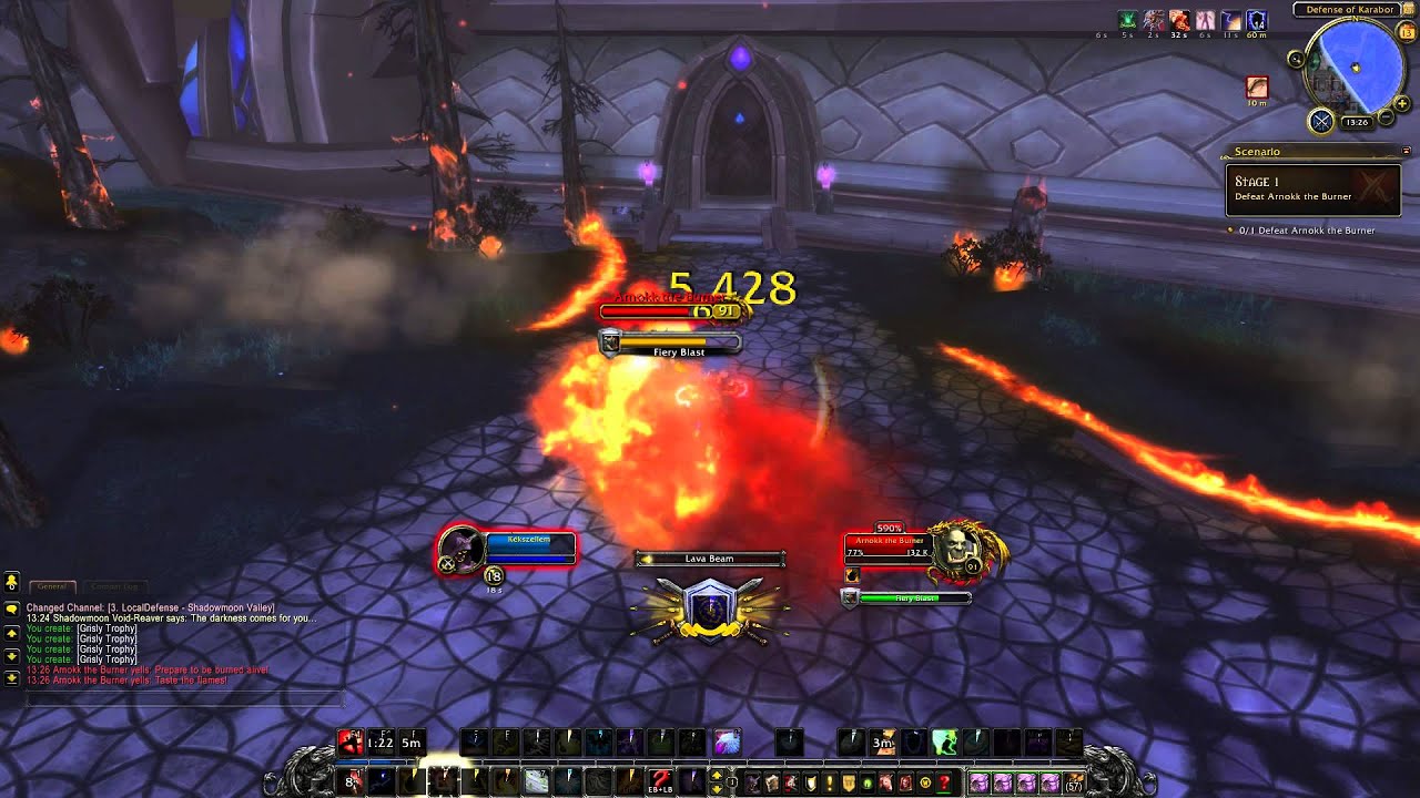 WoD Beta - The Defense of Karabor quest chain - Draenei Elemental Shaman POV