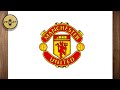 Easy Step-by-Step Guide to Drawing the Manchester United Logo