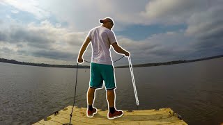 Magnet Fishing At A Public City Lake (1200lb Magnet)