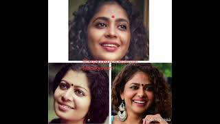 Actresses Srinda,Gilu Joseph,Poornima Indrajith.