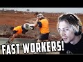 xQc Reacts to Fast Workers Compilation & Probability Comparisons! (Reigarw Comparisons)