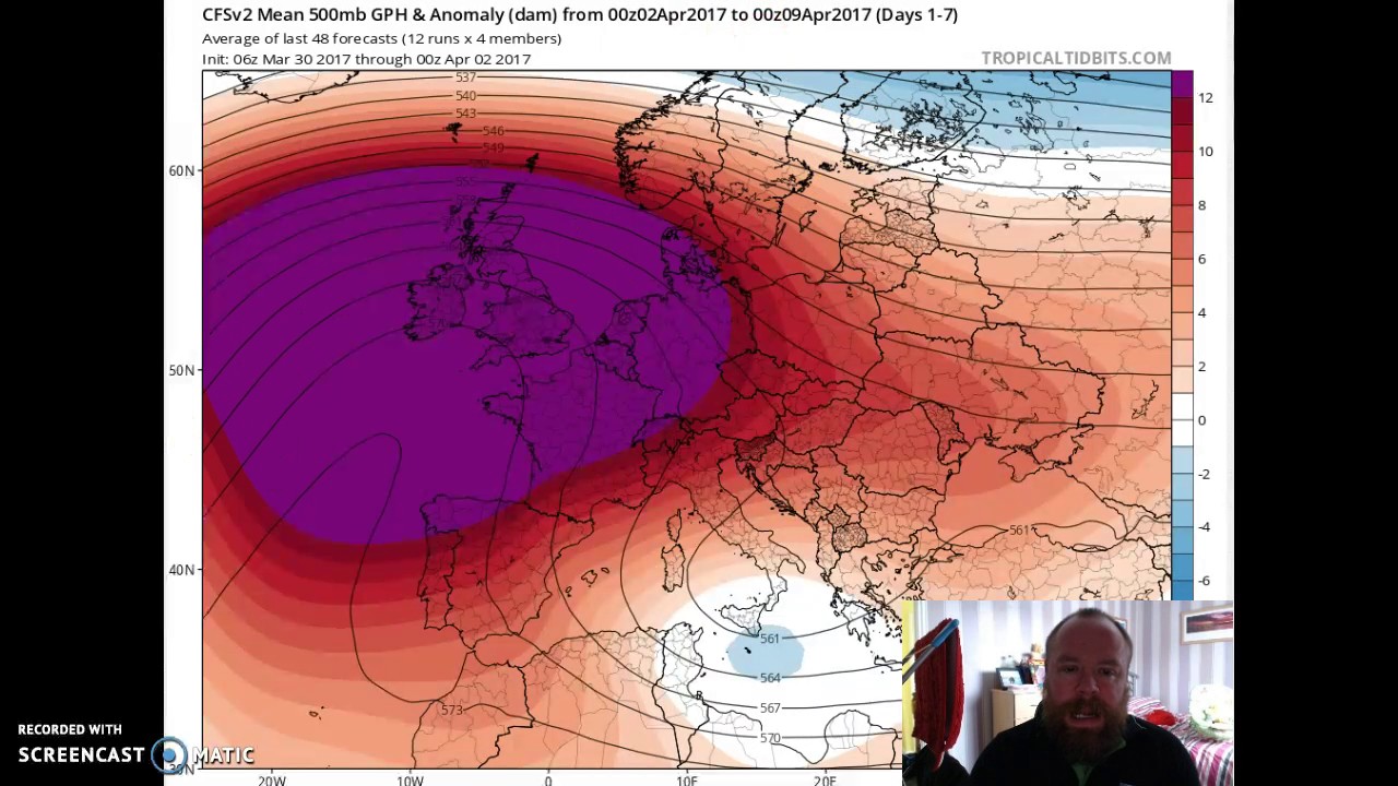 CFSv2 continues to point to dry April