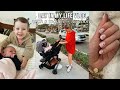 DAY IN THE LIFE WITH A NEWBORN | my positive unmedicated birth story &amp; postpartum experience