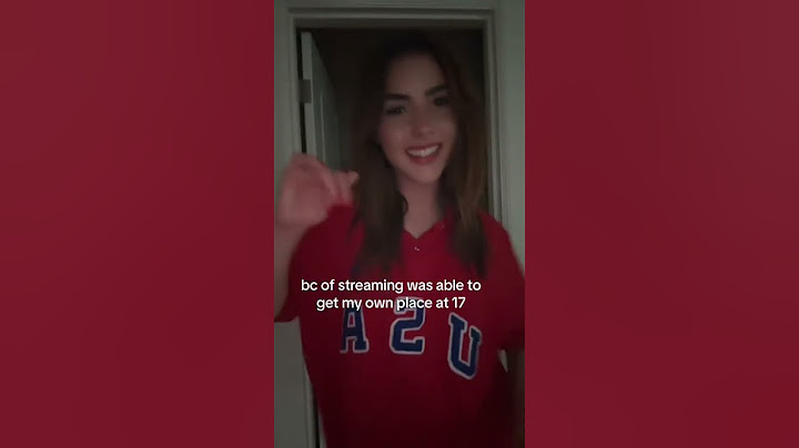 I starting streaming at 15 and…