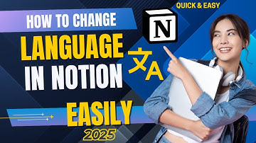 How to Change the Language in Notion Quick & Easy 2025