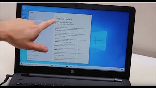 How To Update Your Windows 10 Laptop Computer - Update Drivers - Process Updates - Shown On An HP screenshot 2