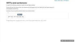 Breaking down sentences in Carnap