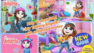 My Talking Angela 2 mod apk. How to download my talking Angela 2 unlimited money. screenshot 5