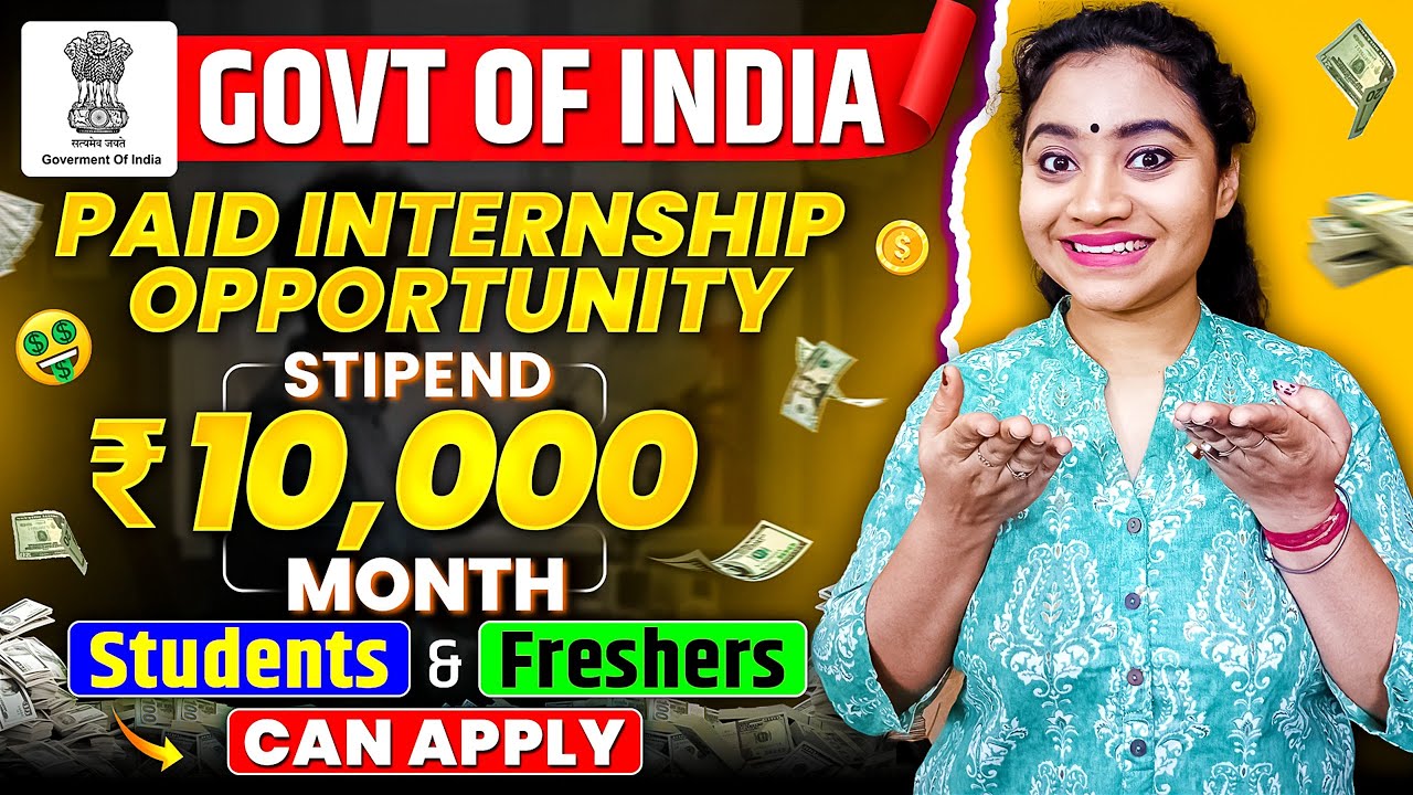 Govt Of India Paid Internship Opportunity| Internship For College ...