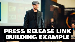 Press Release Link Building Example With Dr. Brett Lane