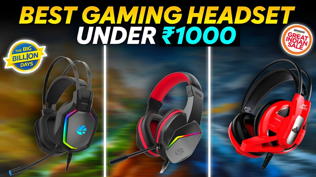 🎧 Top 5 Best Gaming Headphones Under ₹1000 – Best Wired Headset for Gaming 2025