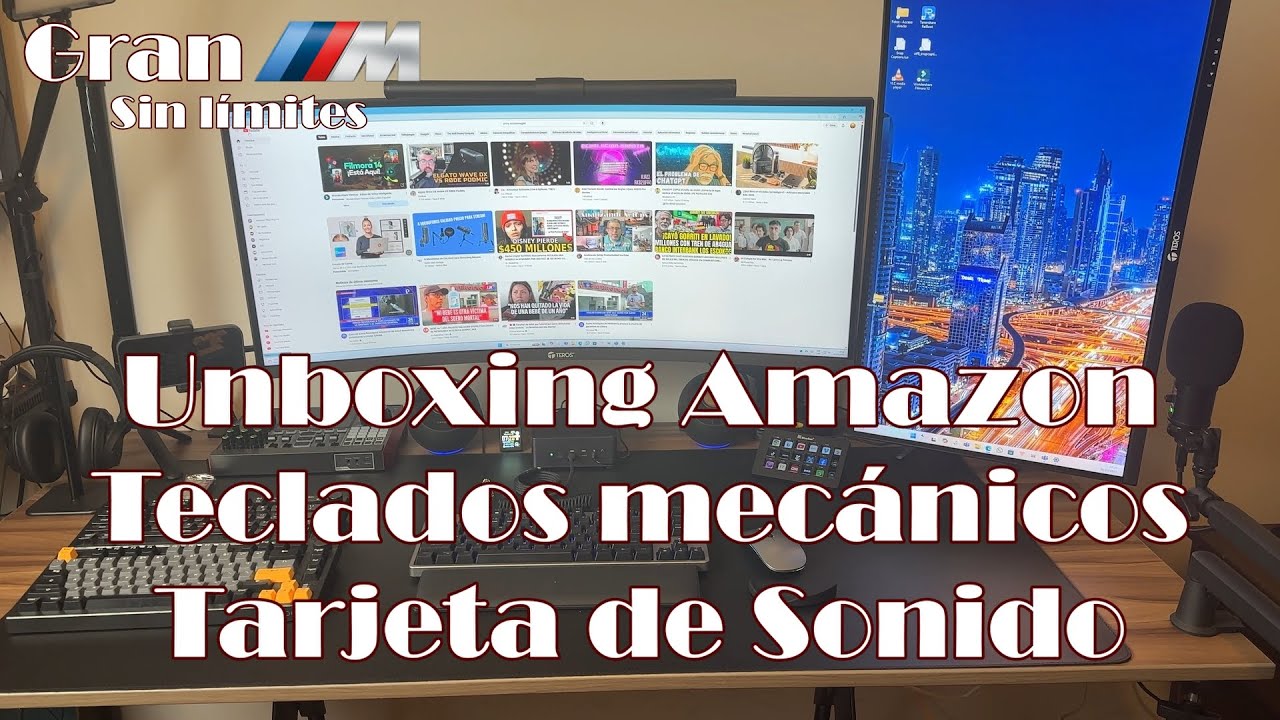 Unboxing Amazon Teclados Mecánicos, Tarjeta Sonido