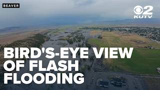 Aerial video shows catastrophic flooding in Beaver County