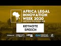 Africa Legal Innovation Week 2020 Keynote Speech: Moe Odele - Founder, Vazi Legal & Scale my Hustle