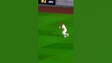 Trey Turner on a water slide