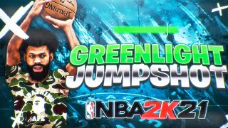 The NEW BEST GREENLIGHT JUMPSHOT on NBA 2K21!!?️