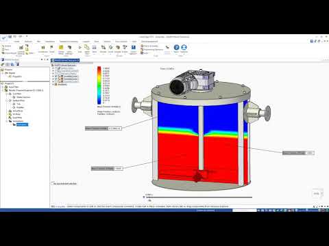 Simcenter FLOEFD for Solid Edge demo video Mixing