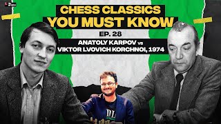 Шахматная классика, которую вы должны знать. Серия 28 | Карпов против Корчного, 1974 | Дракон без огня!