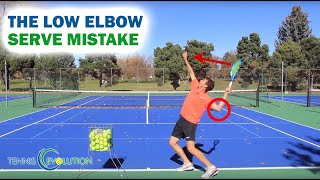 The Low Elbow Serve MISTAKE - Tennis Serve Online Lessons 2018 The Low Elbow Serve MISTAKE - Tennis Serve Online Lessons 2018