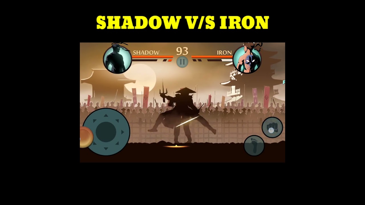 Shadow Fight Vip🔥Mod🔥Shadow Fight💪💪With Iron || Crazy Moment Part - 11
