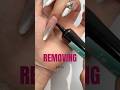 Removing press-on nails🎀Easier than ever) #pressonnails #nailtutorial #removal #nails #nailremoval