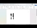 How to type fork and knife symbol in word