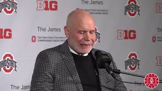 Jim Knowles Full Press Conference after No. 2 Ohio State&#39;s 45-23 loss to No. 3 Michigan