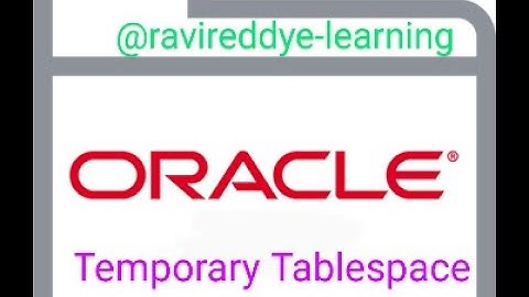 30 _ TEMPORARY Tablespace & UNDO Tablespace LAB session in Oracle Core DBA 2023 @ravireddye-learning