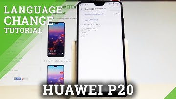 How to Change Language in HUAWEI P20 - EMUI Language |HardReset.Info