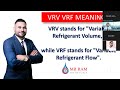 VRV VRF CURRECT MEANING ?