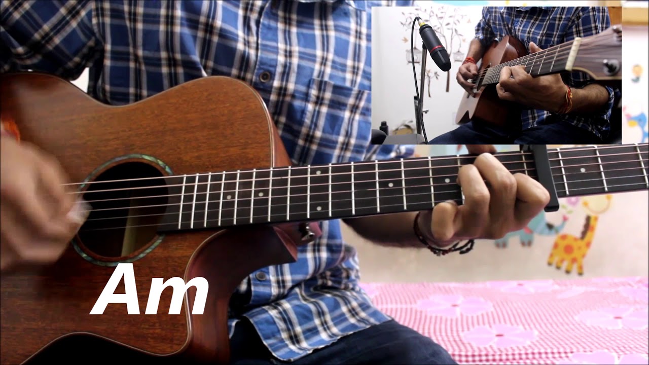 Pal Pal Dil Ke Pass - Arijit Singh - Hindi Guitar Cover Lesson Chords easy - Sunny Deol