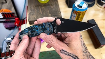 SHARPNESS DEMONSTRATION - S90V SPYDERCO PARAMILITARY 2 WITH 15° TSPROF EDGE